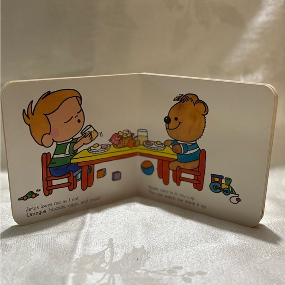 Vintage Jesus Loves Me Board Book - Picture 3 of 3